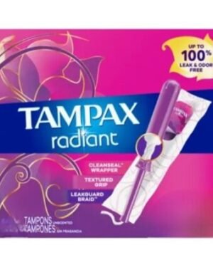 Tampax Radiant Tampon - 14 Count
