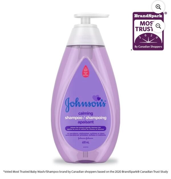 Johnson's Baby, Paraben Free, Calming Shampoo, 600 mL