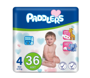Paddlers Diapers Size 4