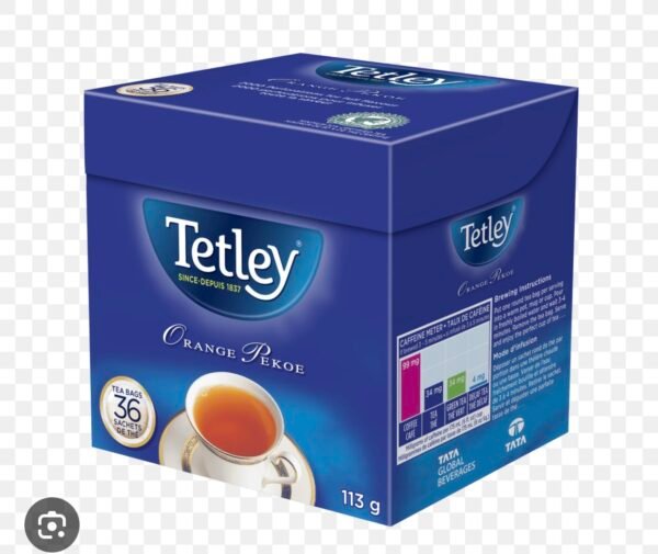 Tetley Orange Pekoe Tea Bags, 36 Count
