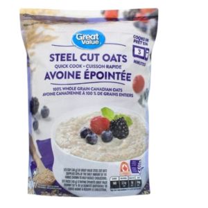 Great Value Steel Cut Oats – Quick Cook
