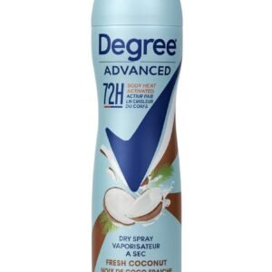 Degree Advanced Dry Spray Antiperspirant – Fresh Coconut (107 g)