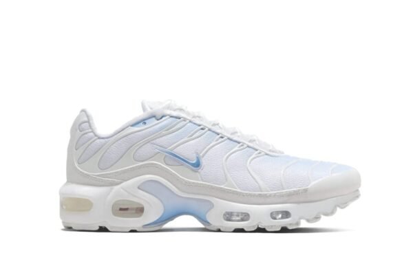 Nike Air Max Plus – White & Light Blue (Size 6.5)