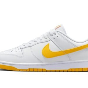 Nike Dunk Low – White/Yellow (Size 12)