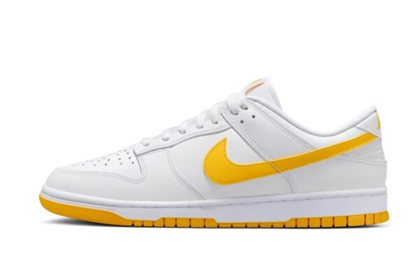 Nike Dunk Low – White/Yellow (Size 12)